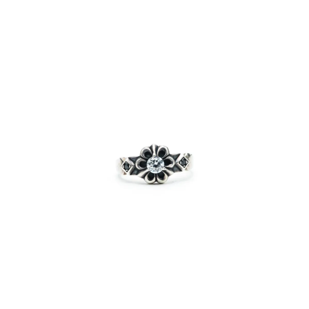 Inel gotic floare Argint