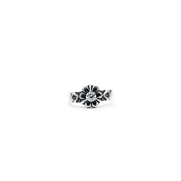 Inel gotic floare Argint