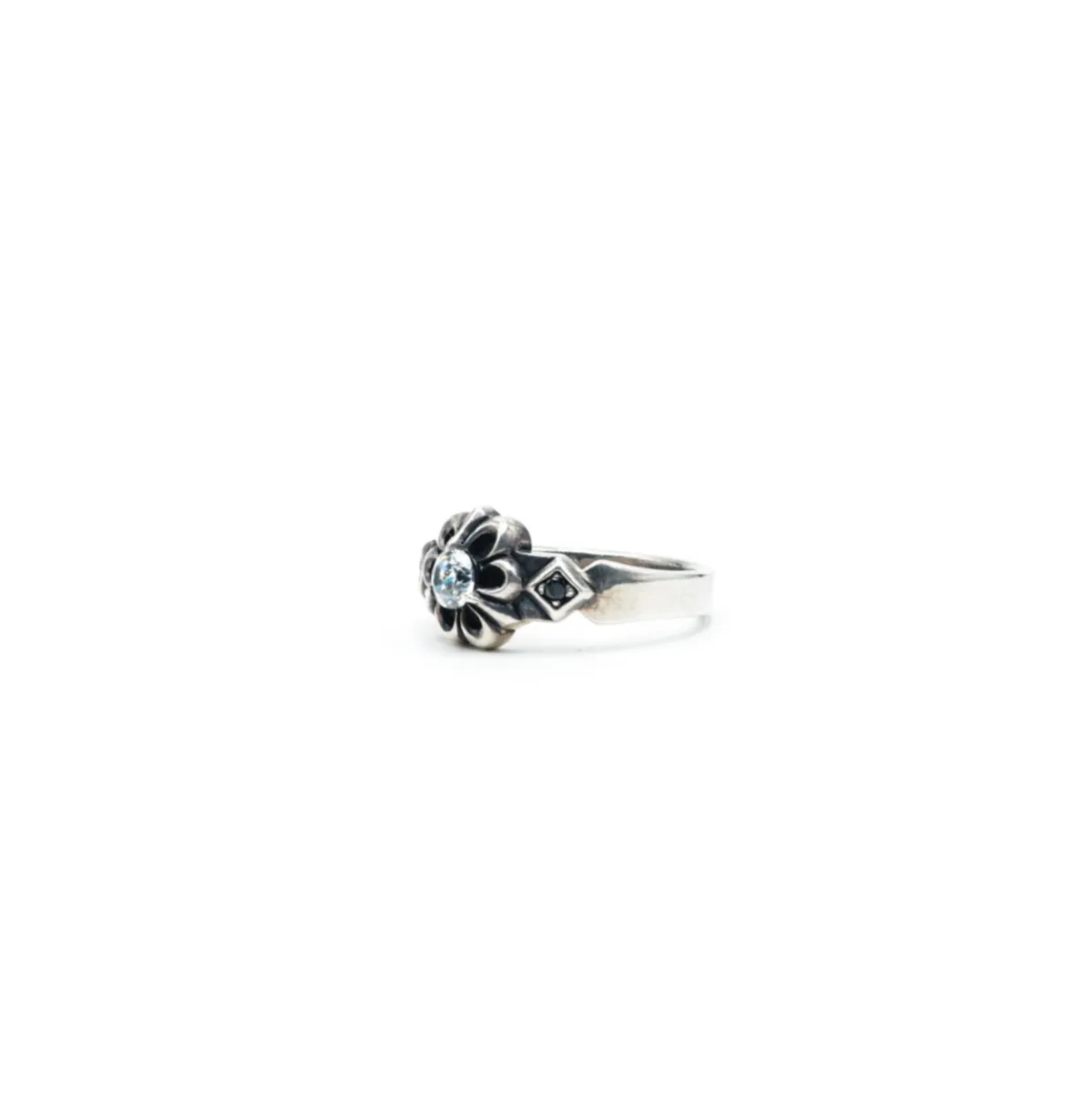 Inel gotic floare Argint