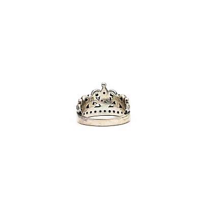 Inel tiara c.z transparent Argint - 4