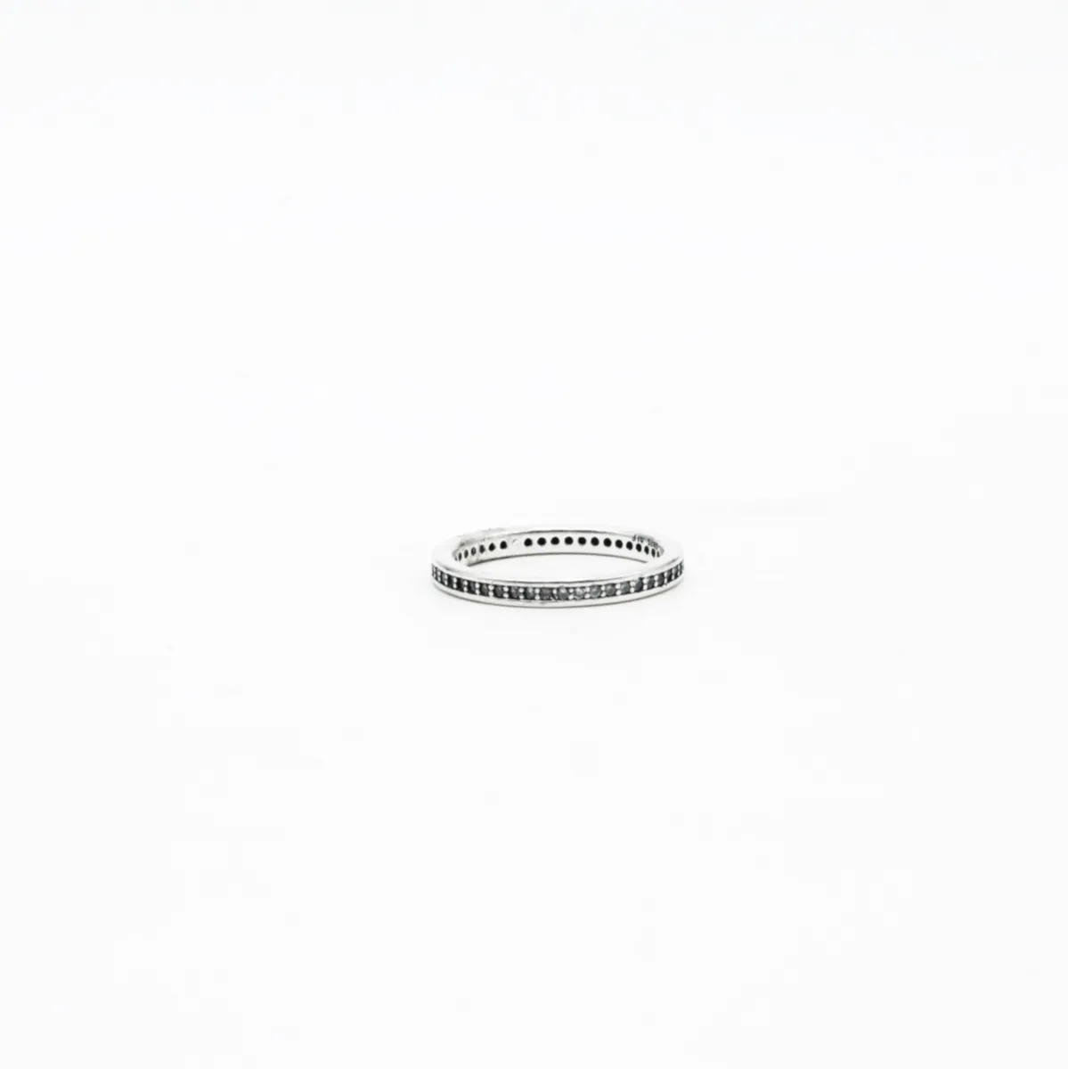 Inel dreptunghiular cubic zirconia 2mm Argint