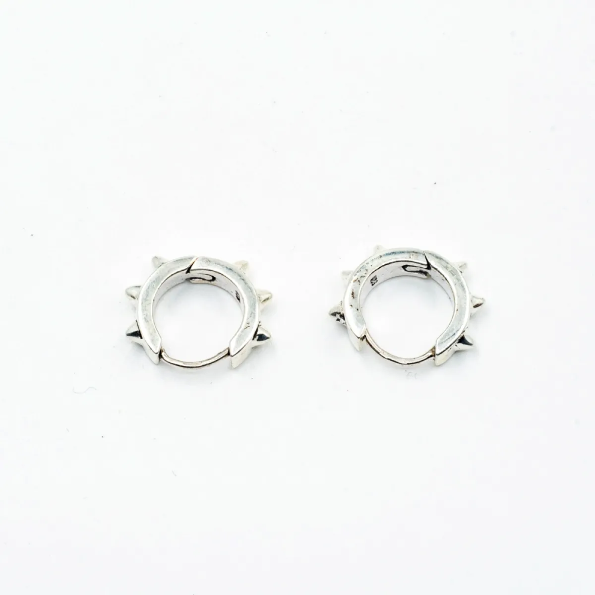 Cercei tip creola tepi 3mm Argint