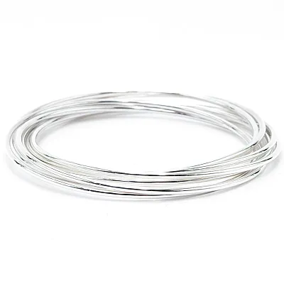 Bratara fixa rotunda 2*7mm Argint - 1