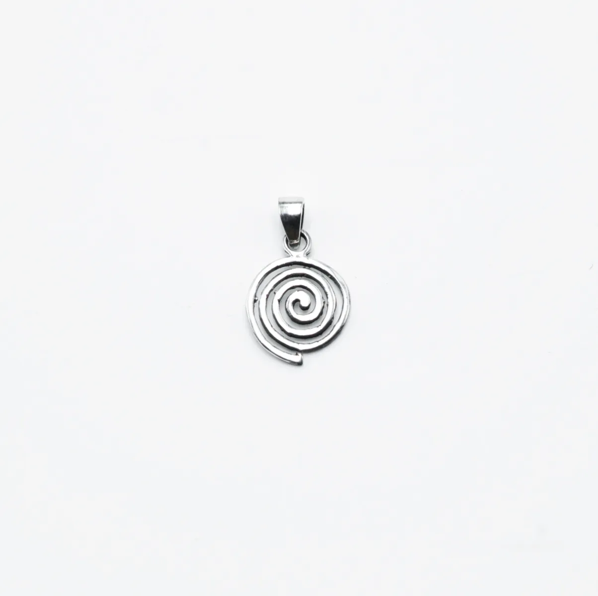 Pandantiv spirala simpla 16mm Argint