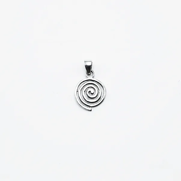 Pandantiv spirala simpla 16mm Argint
