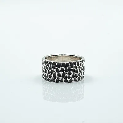 Verigheta lata hammered cruce Argint - 3