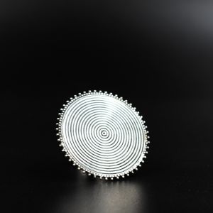 Inel disc spirala india Argint