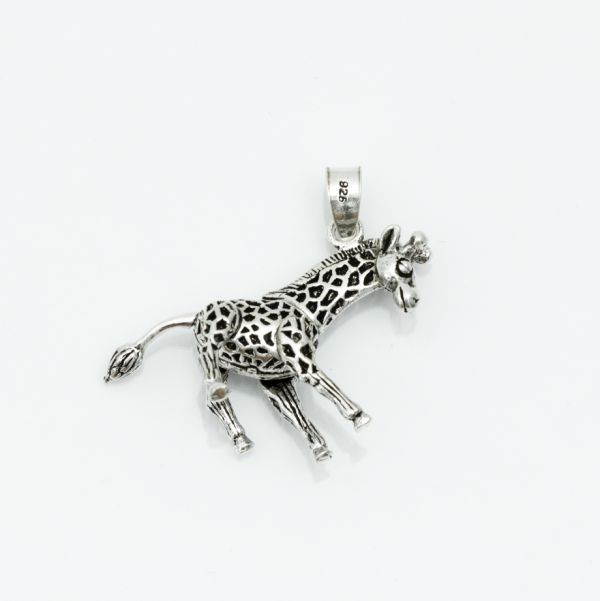 Pandantiv flexibil girafa Argint