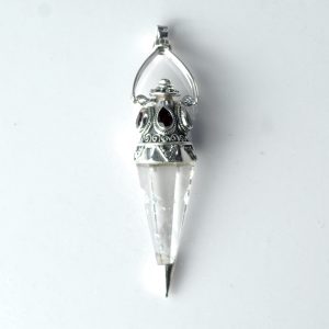 Pandantiv pendul cuarz granat nr.34 Argint