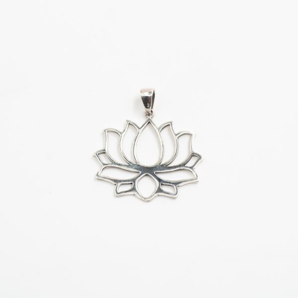 Pandantiv floare de lotus s Argint